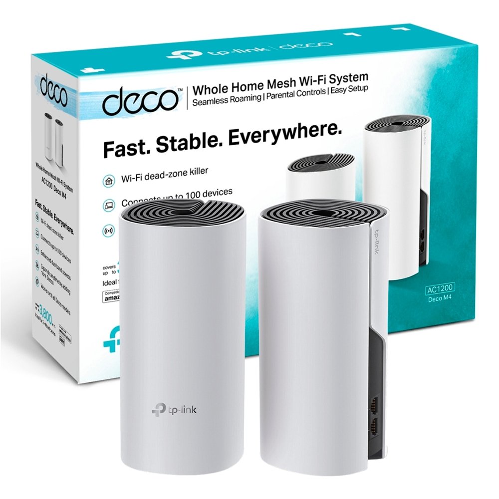 Kit 2x Roteador Mesh Tp-Link Deco M4 | KaBuM!