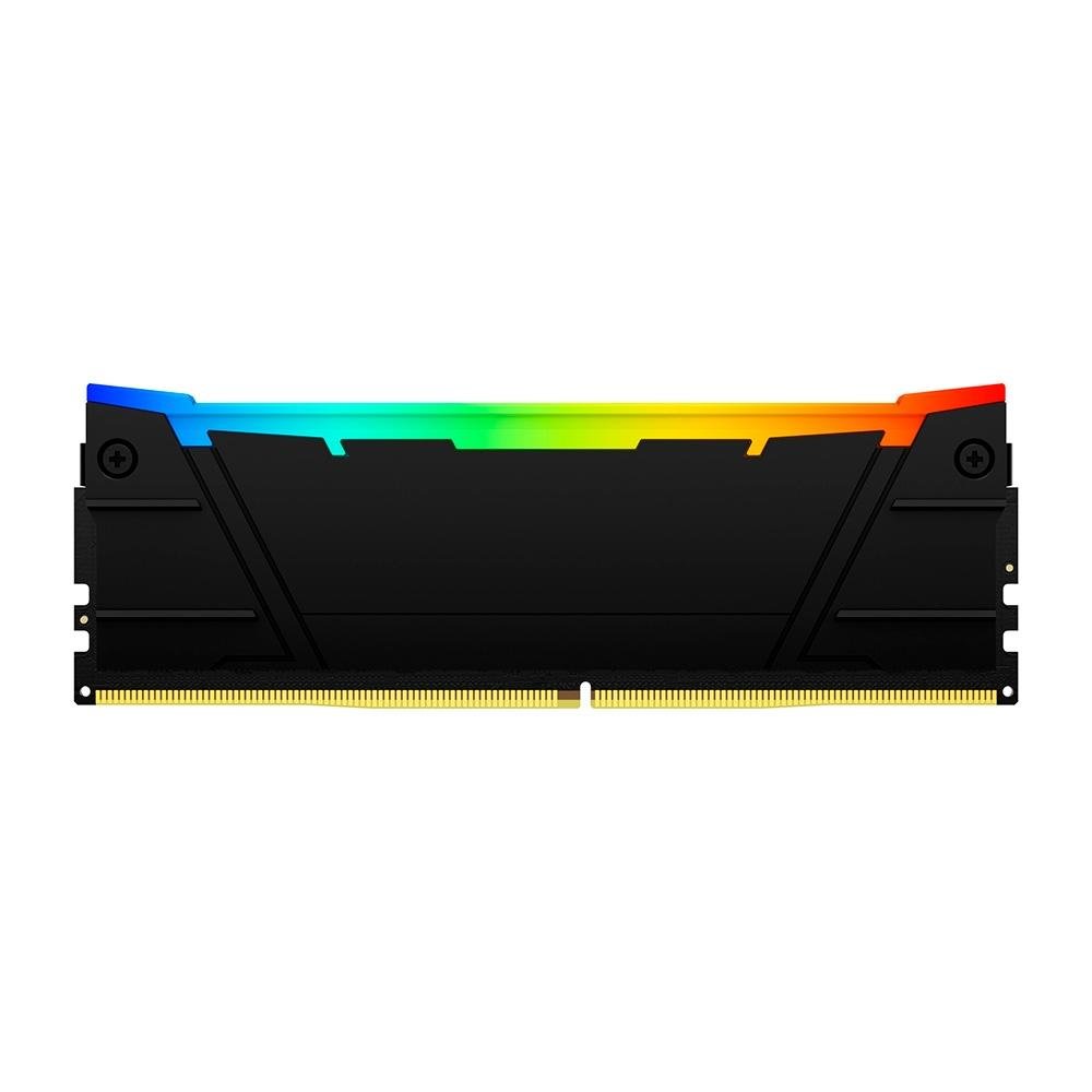 Memória RAM Kingston Fury Renegade RGB, 16GB, DDR4, 3200MHz, CL16, Preto - KF432C16RB12A/16 Memória RAM Kingston Fury Renegade RGB, 16GB, DDR4, 3200MHz, CL16, Preto - KF432C16RB12A/16