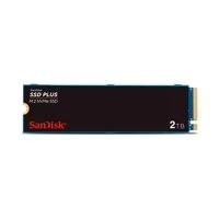 SSD SanDisk Plus NVMe, 2TB, M.2, PCle, Gen3,  Leitura 3.200 e Gravação acima de 3.200, Preto - SDSSDA3N-2T00-G26