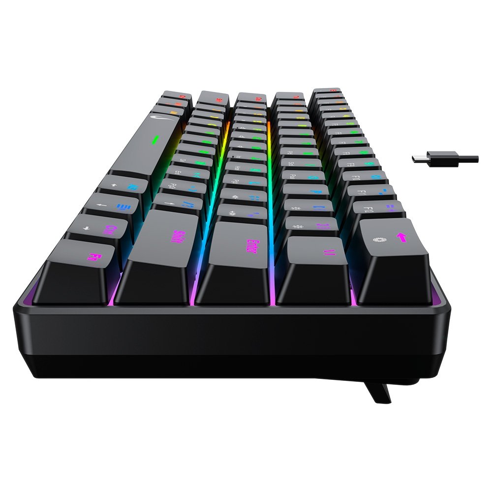 Teclado Mecânico Gamer Rise Mode GM1 Black, RGB, Switch Outemu Red - RM-TCM-GM1-BRED Teclado Mecânico Gamer Rise Mode GM1 Black, RGB, Switch Outemu Red - RM-TCM-GM1-BRED