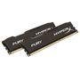 Memória Kingston HyperX FURY 16GB (2x8GB) 1600Mhz DDR3 CL10 Black Series - HX316C10FBK2/16
