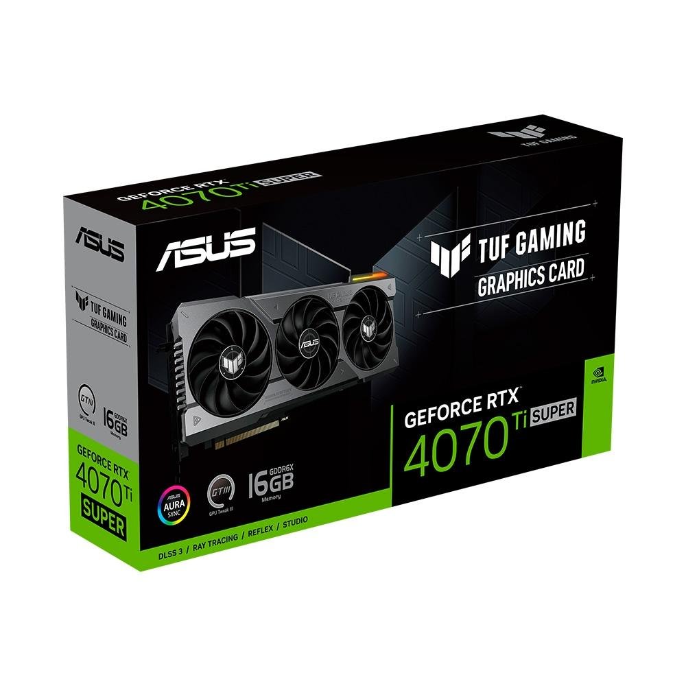 Placa de Vídeo RTX4070TIS TUF O16G | KaBuM