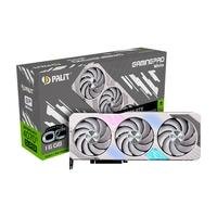 Placa de Video RTX 4070 Ti Super GamingPro WHITE OC Palit NVIDIA GeForce 16GB GDDR6X DLSS Ray Trancing G-Sync - NED47TST19T2-1043W
