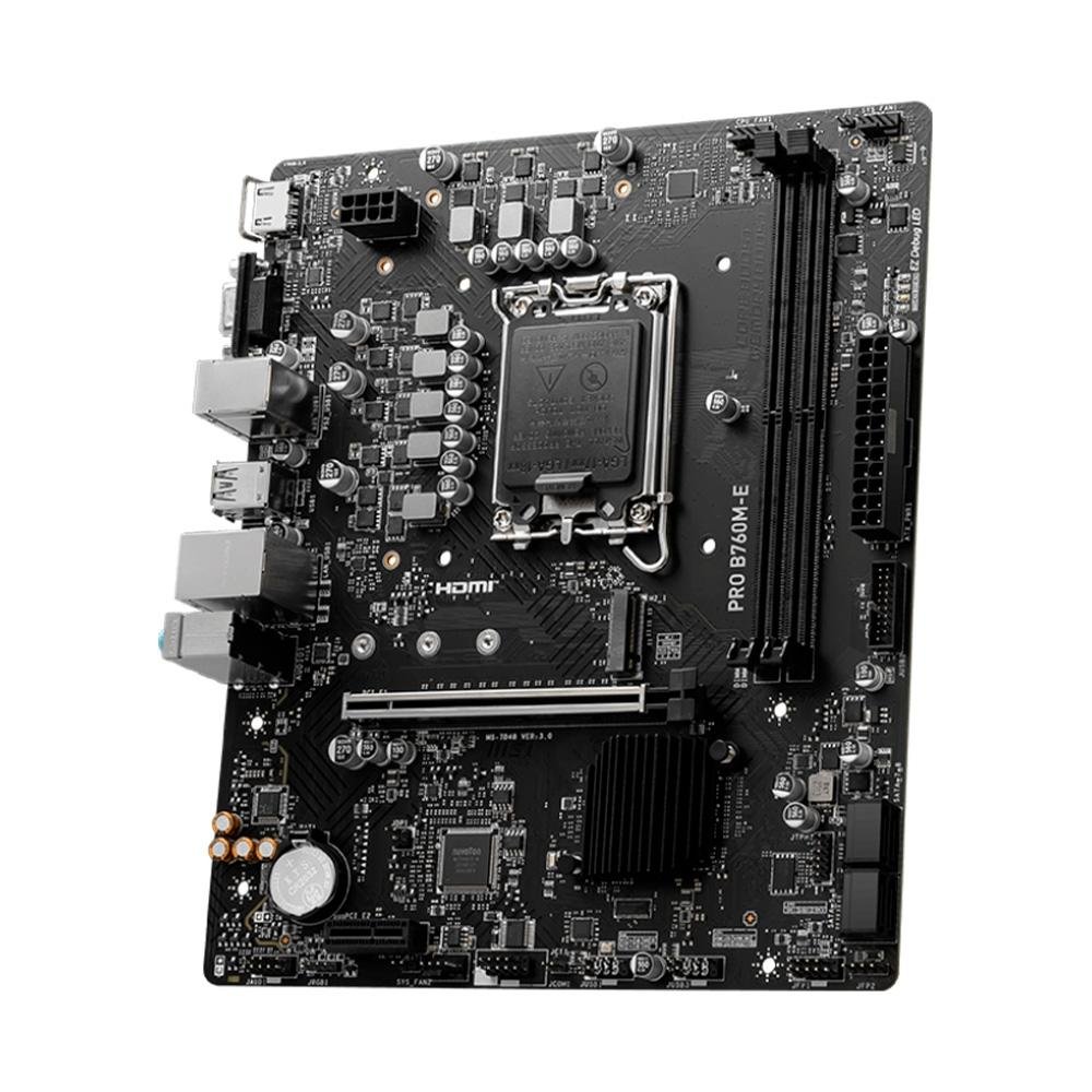 Placa Mãe MSI Pro B760M-E | KaBuM!