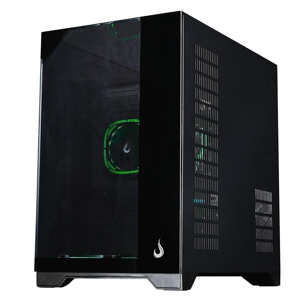 Gabinete Gamer Rise Mode Galaxy Full Glass, Mid Tower, ATX, Lateral e Frente em Vidro Temperado, Sem FANs, Preto - RM-CA-FG-B Gabinete Gamer Rise Mode Galaxy Full Glass, Mid Tower, ATX, Lateral e Frente em Vidro Temperado, Sem FANs, Preto - RM-CA-FG-B