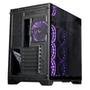 Gabinete Gamer Rise Mode Galaxy Full Glass, Mid Tower, ATX, Lateral e Frente em Vidro Temperado, Sem FANs, Preto - RM-CA-FG-B