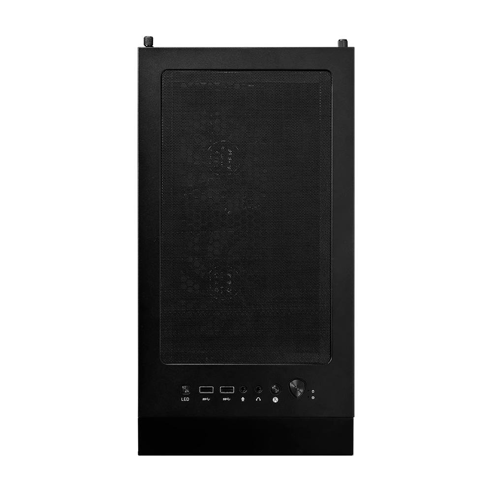 Gabinete Gamer MSI MAG Forge 120A Airflow, Mid Tower, Lateral em Vidro, 6x FANs RGB, ATX, Preto - 306-7G23A21-809 Gabinete Gamer MSI MAG Forge 120A Airflow, Mid Tower, Lateral em Vidro, 6x FANs RGB, ATX, Preto - 306-7G23A21-809