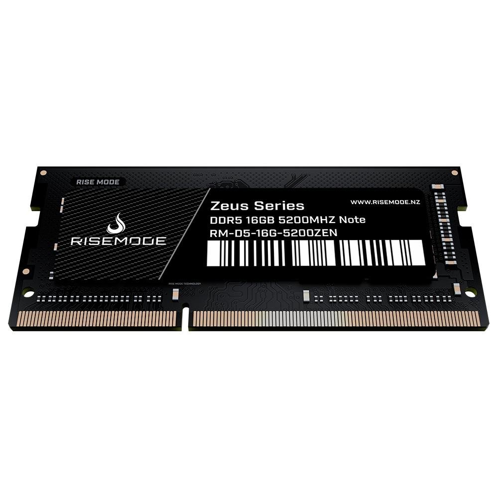 Memoria RAM Para Notebook Rise Mode 16GB, 5200MHZ DDR5, Zeus Series, CL42 - RM-D5-16G-5200ZEN Memoria RAM Para Notebook Rise Mode 16GB, 5200MHZ DDR5, Zeus Series, CL42 - RM-D5-16G-5200ZEN