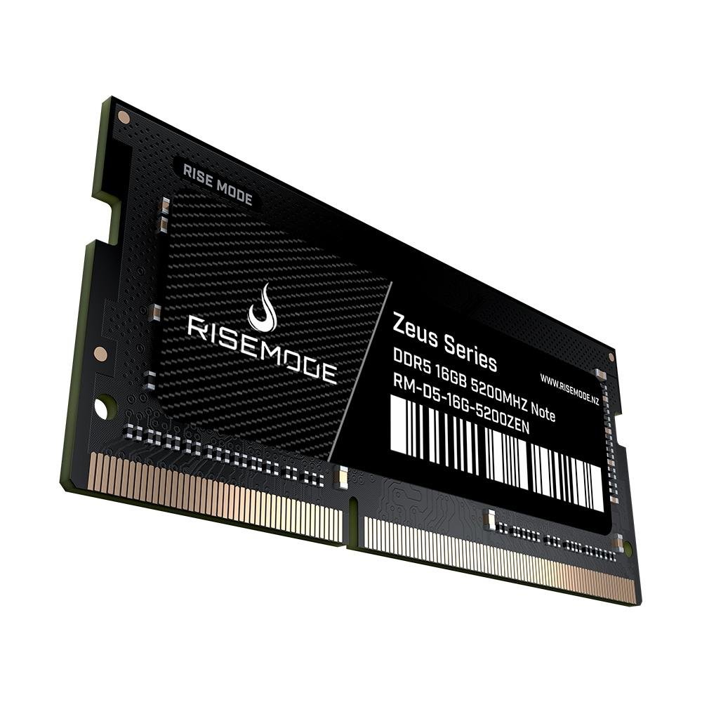 Memoria RAM Para Notebook Rise Mode 16GB, 5200MHZ DDR5, Zeus Series, CL42 - RM-D5-16G-5200ZEN Memoria RAM Para Notebook Rise Mode 16GB, 5200MHZ DDR5, Zeus Series, CL42 - RM-D5-16G-5200ZEN