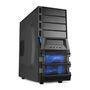 Gabinete Sharkoon Vaya II ECO Preto c/ Cooler Azul