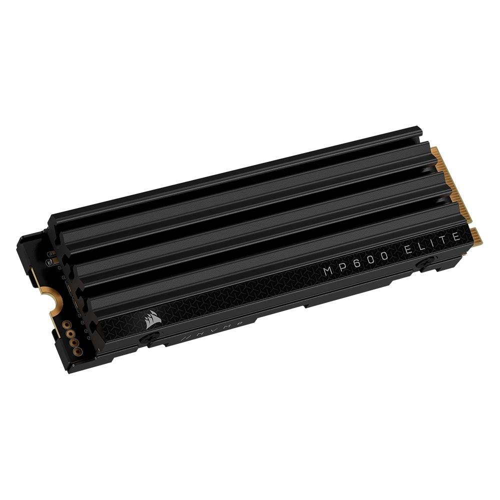 SSD Corsair MP600 Elite, 2TB, M.2 NVMe, Leitura 7000MB/s e Gravação 6500MB/s, Preto - CSSD-F2000GBMP600EHS