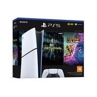 Console PlayStation 5 Slim Sony, SSD 1TB, Edição Digital, Com Controle Sem Fio DualSense, Branco + 2 Jogos Digitais - 1000038914