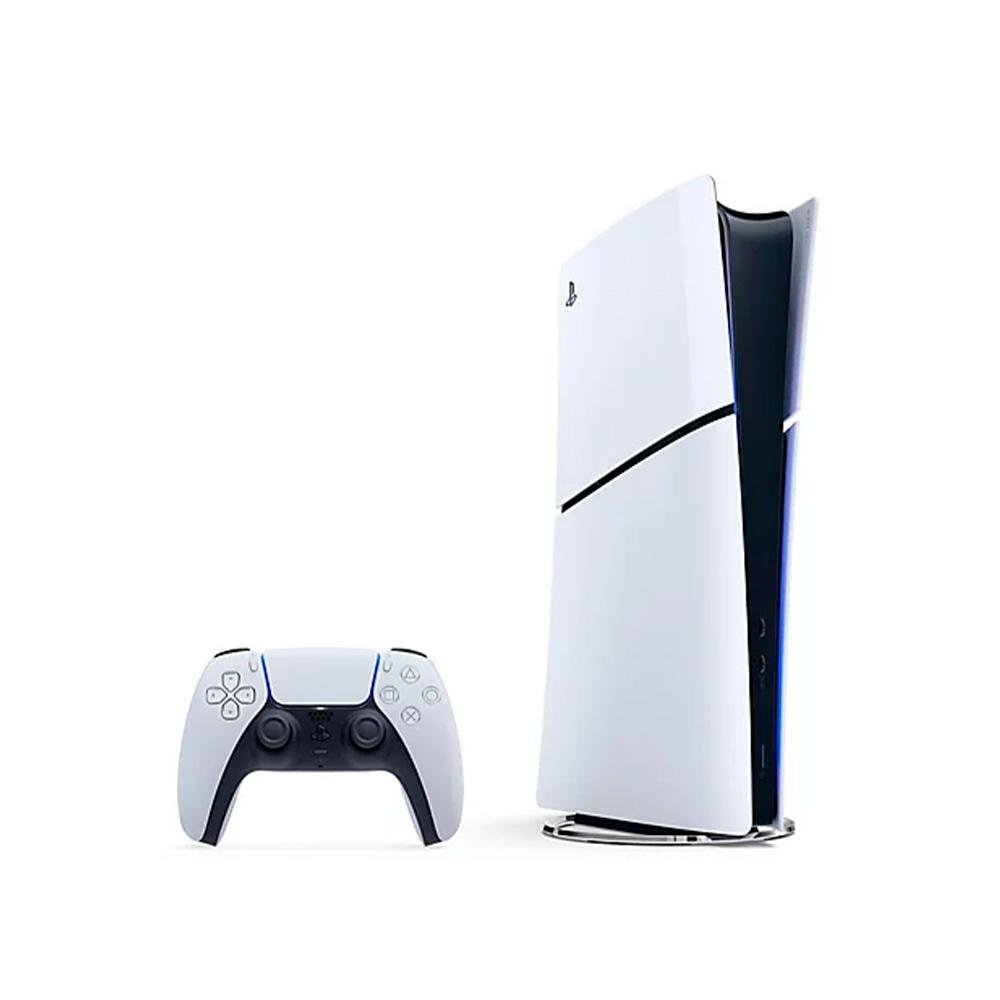 Console PlayStation 5 Slim Sony, SSD 1TB, Edição Digital, Com Controle Sem Fio DualSense, Branco + 2 Jogos Digitais - 1000038914