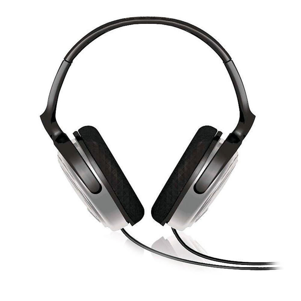 Headphone Philips Stereo TV SHP2500/10 Prata