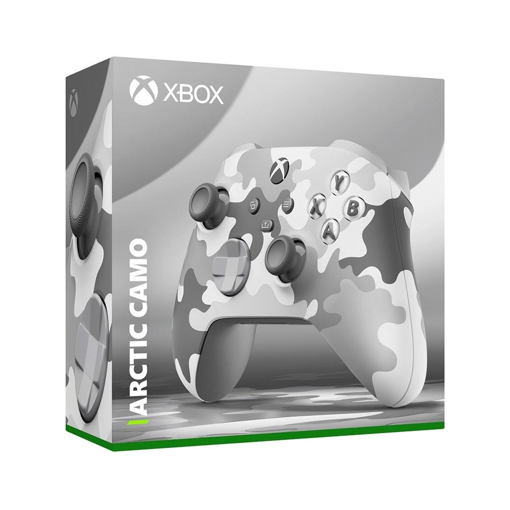 Controle Sem Fio Xbox, Artic Camo | KaBuM!