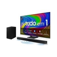 Smart TV 55 Polegadas Samsung QLED 4k, 55q65d 2024 + Soundbar Hw-b550/zd Kit