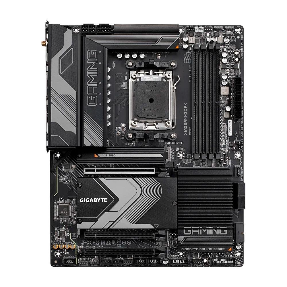 Placa Mãe Gigabyte X670 Gaming X AX V2, AMD AM5, ATX, DDR5, LED RGB, Bluetooth, Wi-Fi 6 - X670 GAMING X AX V2 Placa Mãe Gigabyte X670 Gaming X AX V2, AMD AM5, ATX, DDR5, LED RGB, Bluetooth, Wi-Fi 6 - X670 GAMING X AX V2