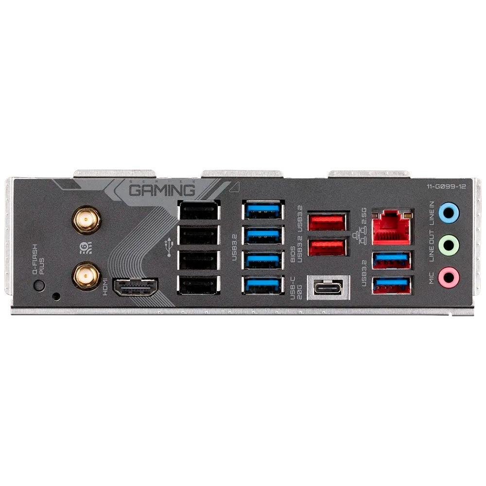 Placa Mãe Gigabyte X670 Gaming X AX V2, AMD AM5, ATX, DDR5, LED RGB, Bluetooth, Wi-Fi 6 - X670 GAMING X AX V2 Placa Mãe Gigabyte X670 Gaming X AX V2, AMD AM5, ATX, DDR5, LED RGB, Bluetooth, Wi-Fi 6 - X670 GAMING X AX V2