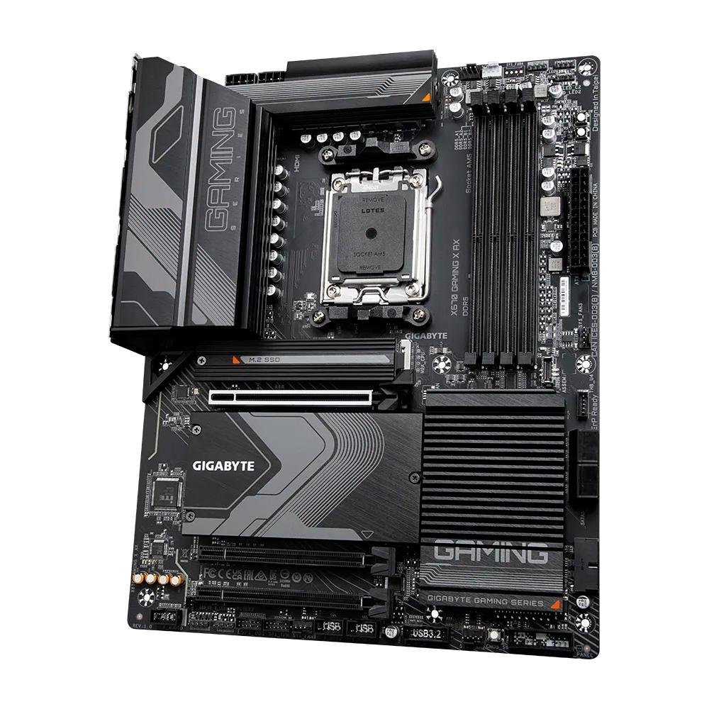 Placa Mãe Gigabyte X670 Gaming X AX V2, AMD AM5, ATX, DDR5, LED RGB, Bluetooth, Wi-Fi 6 - X670 GAMING X AX V2 Placa Mãe Gigabyte X670 Gaming X AX V2, AMD AM5, ATX, DDR5, LED RGB, Bluetooth, Wi-Fi 6 - X670 GAMING X AX V2