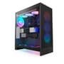Gabinete Gamer NZXT H7 Flow, Mid-Tower, RGB, E-ATX, Lateral em Vidro Temperado, Com 3 Ventoinhas, Preto - CM-H72FB-R1
