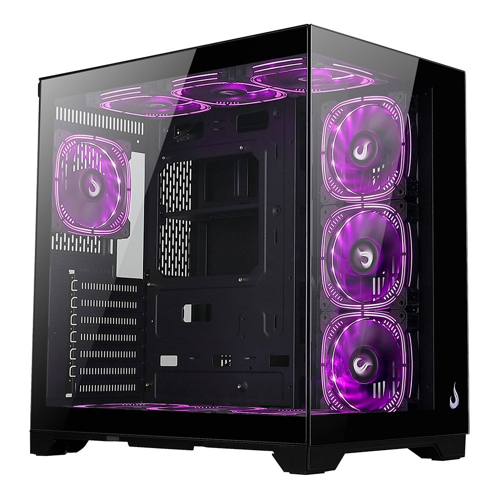 Gabinete Gamer Rise Mode Galaxy Glass | KaBuM!