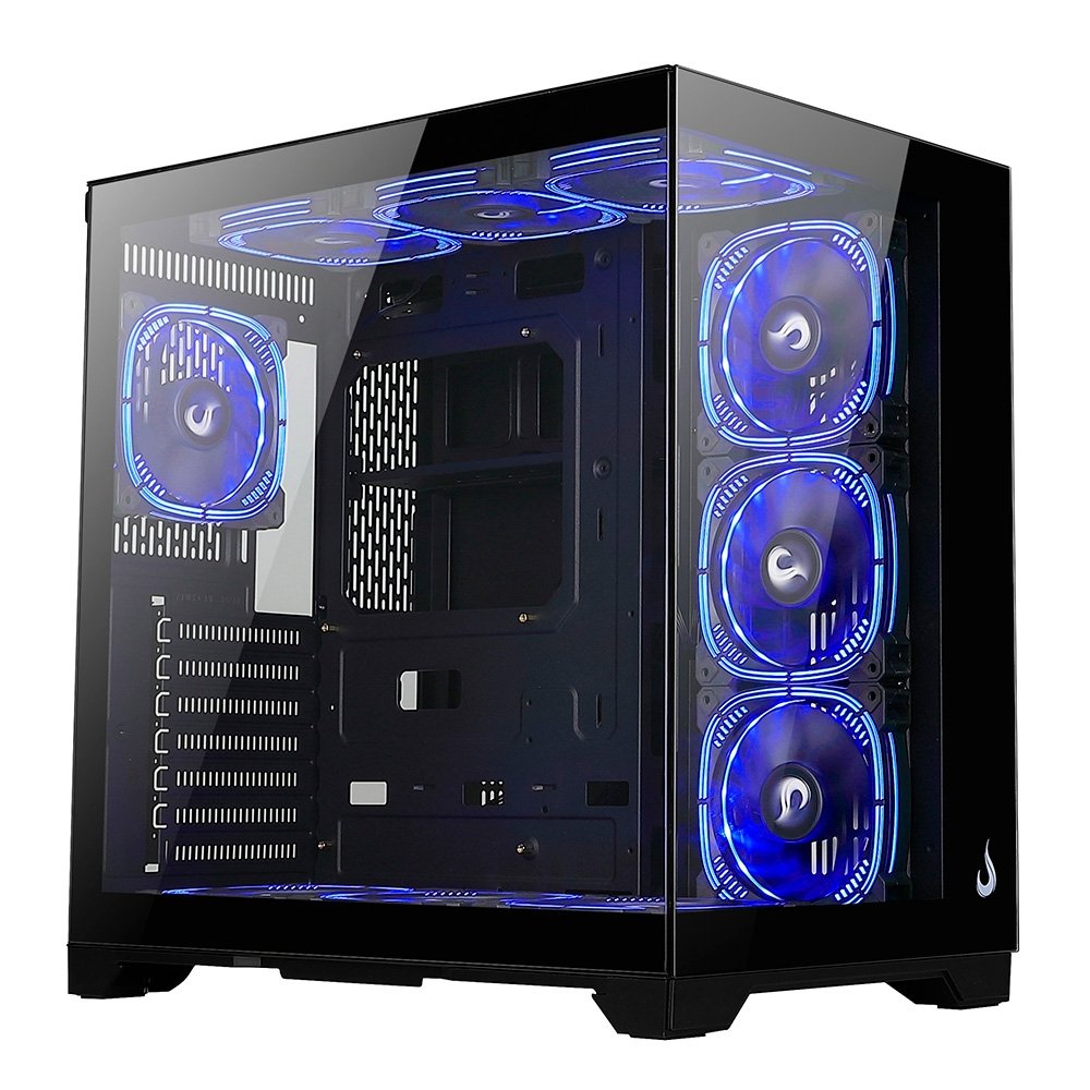 Gabinete Gamer Rise Mode Galaxy Glass | KaBuM!