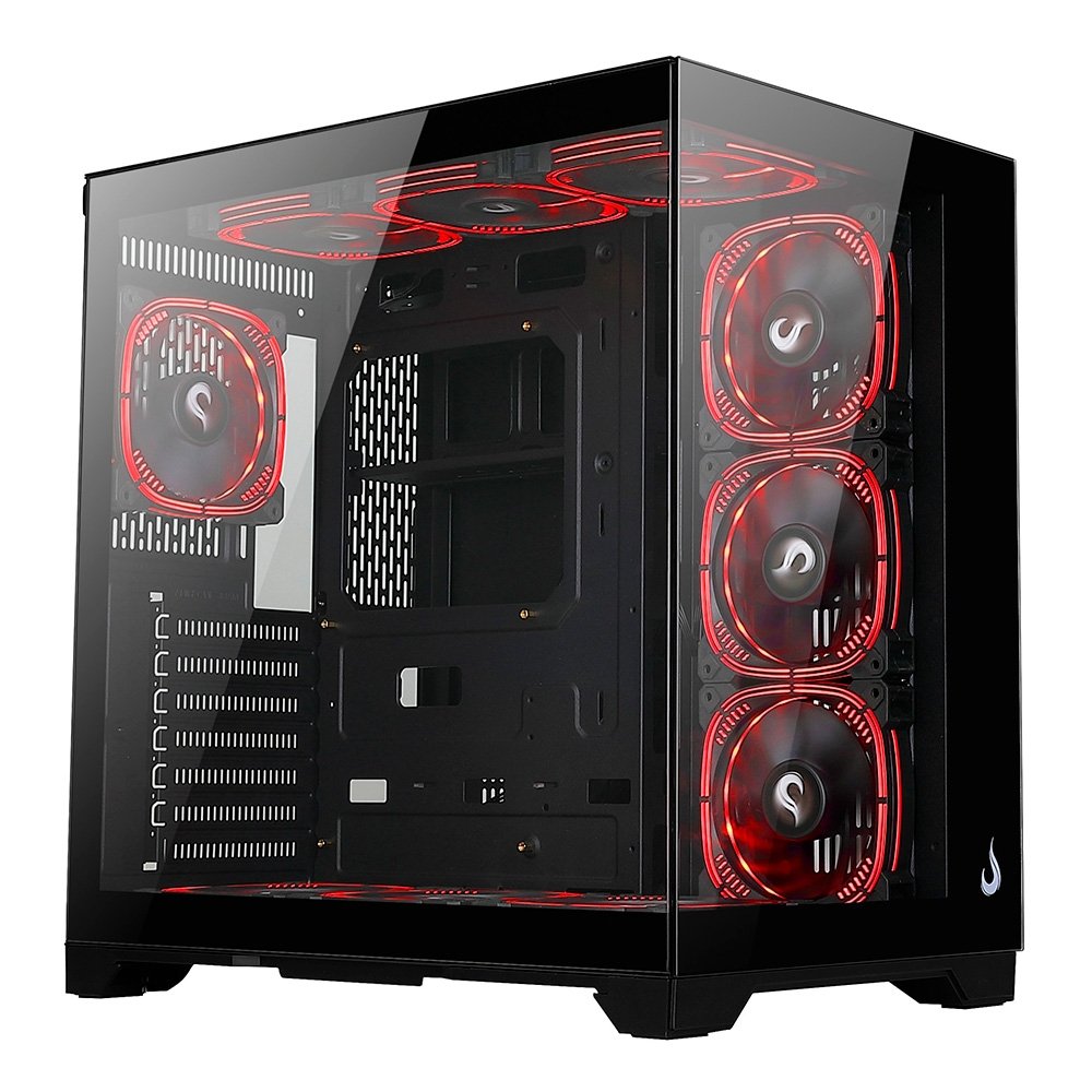 Gabinete Gamer Rise Mode Galaxy Glass | KaBuM!