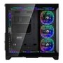 Gabinete Gamer Rise Mode Galaxy Glass Standard V2, Mid Tower, ATX, Lateral e Frontal em Vidro Temperado, Com 10 Ventoinhas, Preto - RM-GA-GGSB2-ARGB
