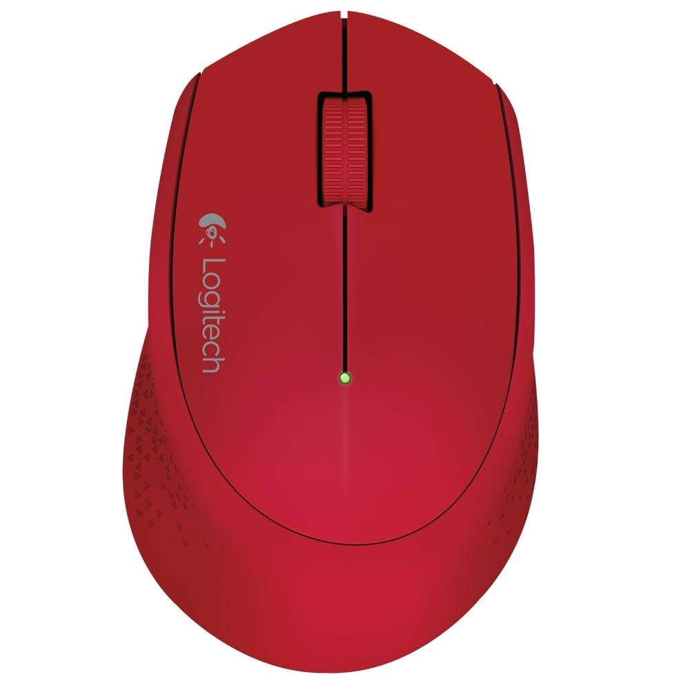Mouse sem fio Logitech M280 com Conexão USB e Pilha Inclusa, Vermelho - 910-004286 Mouse sem fio Logitech M280 com Conexão USB e Pilha Inclusa, Vermelho - 910-004286