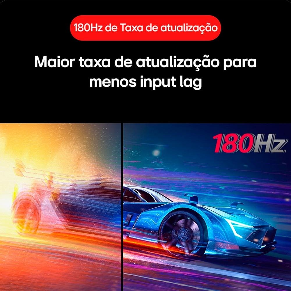 Monitor Gamer LG UltraGear 24", FHD, 180Hz, 1ms, IPS, DP e HDMI, HDR10, FreeSync, G-Sync - 24GS60F-B