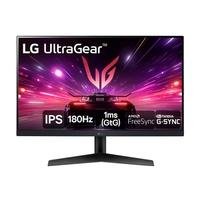 Monitor Gamer LG UltraGear 24" Full HD, IPS, 180Hz, 1ms GTG, DisplayPort e HDMI, NVIDIA G-SYNC , AMD FreeSync, HDR10, sRGB 99% - 24GS60F-B