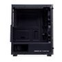 Gabinete Gamer Liketec Matrix V2, Mid Tower, Rainbow, ATX, Lateral e Frontal em Vidro Temperado, 3 Ventoinhas, Preto - MATRIX V2