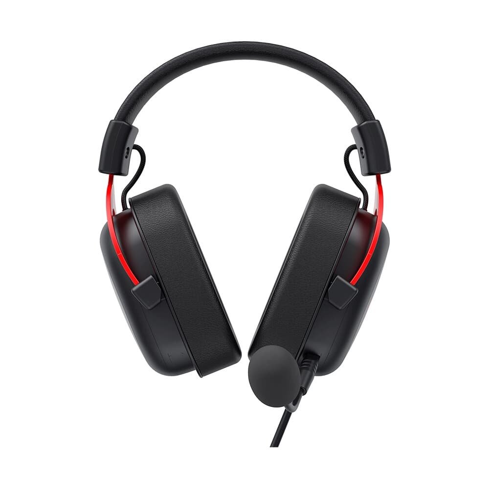 Headset Gamer Havit H2002d, Drive 53mm , 3.5mm, Preto e Vermelho