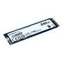 SSD Kingston DC2000B, 240GB, M.2 2280, PCIe 4.0 x4, NVMe, Leitura: 4.500 MB/s, Gravação: 400 MB/s, Azul - SEDC2000BM8/240G