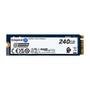 SSD Kingston DC2000B, 240GB, M.2 2280, PCIe 4.0 x4, NVMe, Leitura: 4.500 MB/s, Gravação: 400 MB/s, Azul - SEDC2000BM8/240G