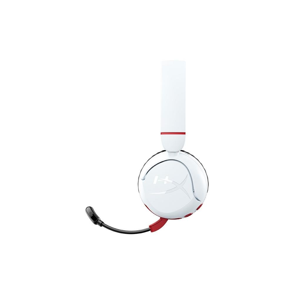 Headset Gamer Sem Fio Kids HyperX Cloud Mini, Bluetooth, Driver 30mm, USB-C, Branco - 7G8F2AA