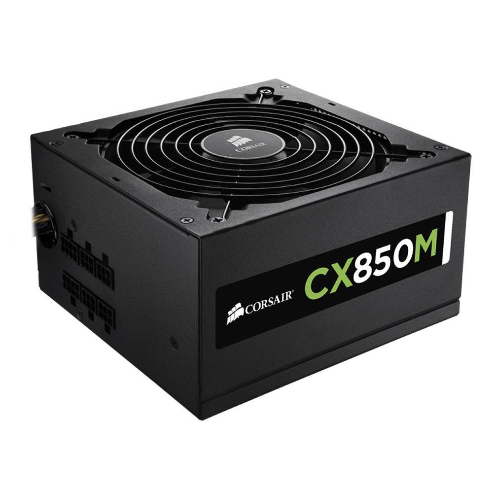 Fonte Corsair 850W 80 Plus Bronze Semi Modular CX850M - CP-9020099 Fonte Corsair 850W 80 Plus Bronze Semi Modular CX850M - CP-9020099