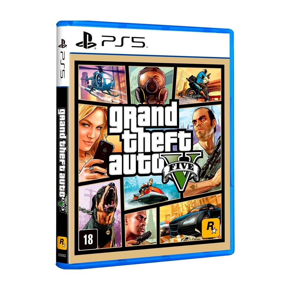 Jogo GTA V, PS5 - TT000233PS5
