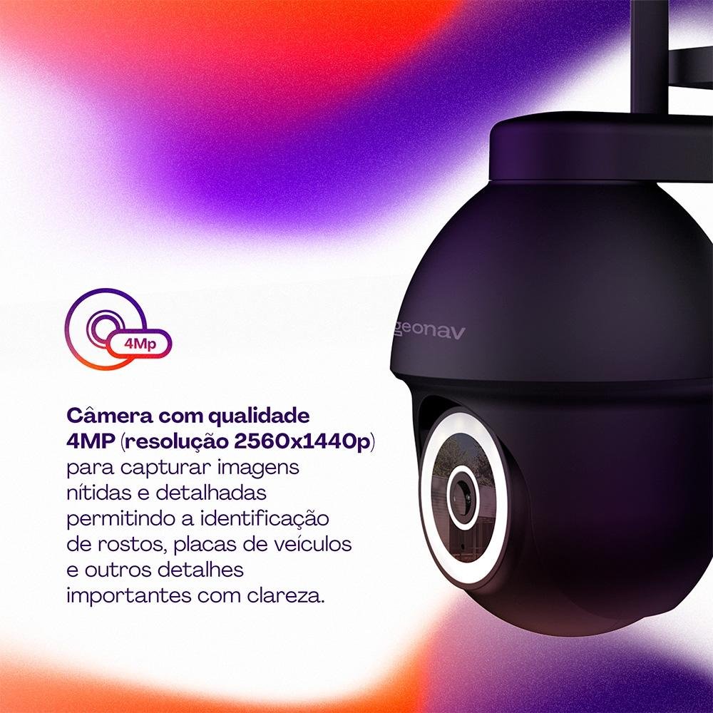 Câmera Geonav Externa 360 Graus| KaBuM!