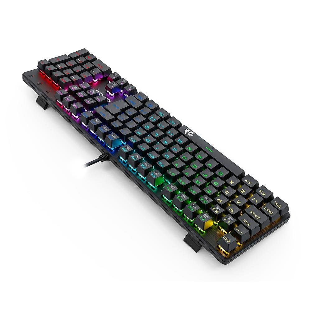 Teclado Mecânico Gamer Redragon Sindri, Rainbow, Preto - K671 (PT-BROWN) Teclado Mecânico Gamer Redragon Sindri, Rainbow, Preto - K671 (PT-BROWN)