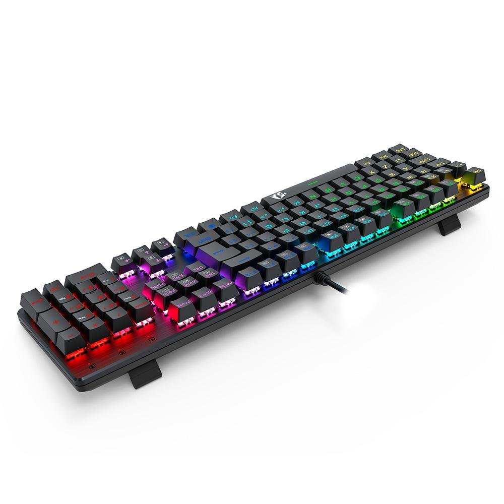Teclado Mecânico Gamer Redragon Sindri, Rainbow, Preto - K671 (PT-BROWN) Teclado Mecânico Gamer Redragon Sindri, Rainbow, Preto - K671 (PT-BROWN)