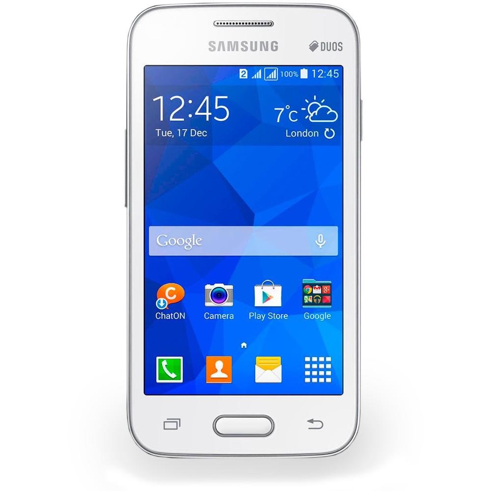 Smartphone Galaxy Ace 4 Neo SM-G316ML/DS, Dual Core, Android 4.4, Tela 4´, 4GB, 3MP, 3G, Dual Chip - Branco