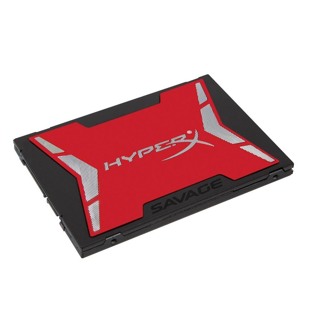 SSD Kingston HyperX Savage 2.5´ 960GB SATA III 6Gb/s Leituras: 560MB/s e Gravações: 530MB/s - SHSS37A/960G