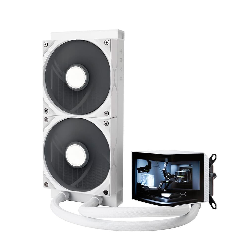 Water cooler Tryx Panorama AIO, 240mm, Branco - L-P240N-DS2M-G0W