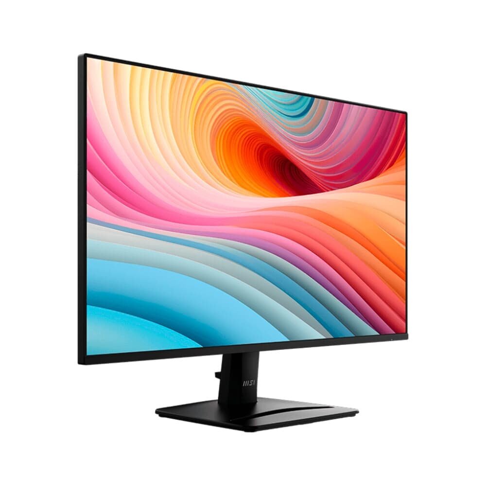Monitor MSI PRO 27", FHD, 120Hz, 1ms, IPS, HDMI e DP, Alto-falante Embutido, Preto - MP275 E2