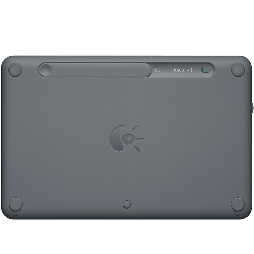 Teclado sem fio Logitech K480 com Suporte Integrado para Smartphone e Tablet, Bluetooth Easy-Switch para 3 dispositivos - 920-006348 Teclado sem fio Logitech K480 com Suporte Integrado para Smartphone e Tablet, Bluetooth Easy-Switch para 3 dispositivos - 920-006348