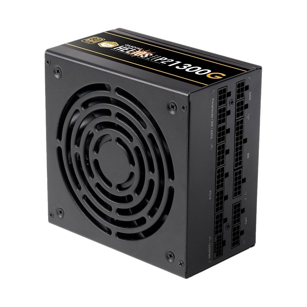 Fonte Gamdias Helios P2-1300G, 1300W, 80 Plus Gold, Sem Cabo, Preto - HELIOS P2-1300G L.A Fonte Gamdias Helios P2-1300G, 1300W, 80 Plus Gold, Sem Cabo, Preto - HELIOS P2-1300G L.A