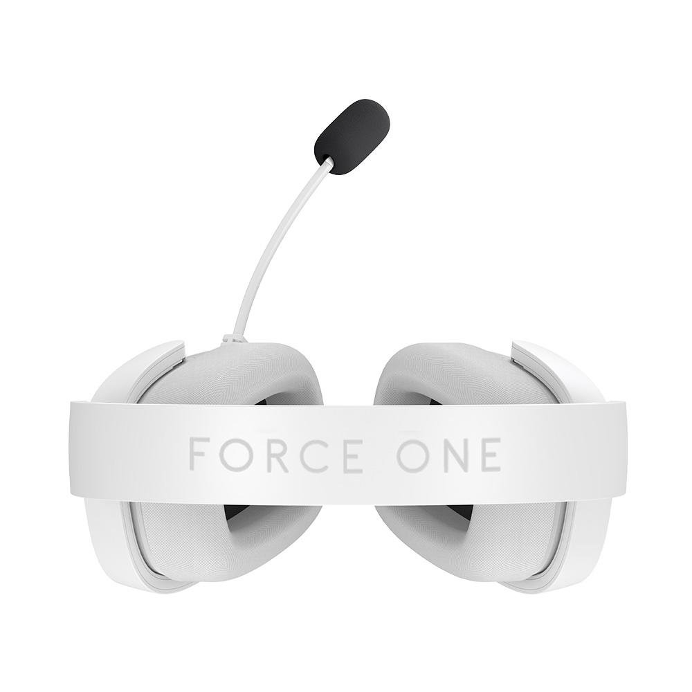 Headset Gamer Force One Supersonic 7.1 Surround, USB, Branco - FR.AU.SU.02 Headset Gamer Force One Supersonic 7.1 Surround, USB, Branco - FR.AU.SU.02