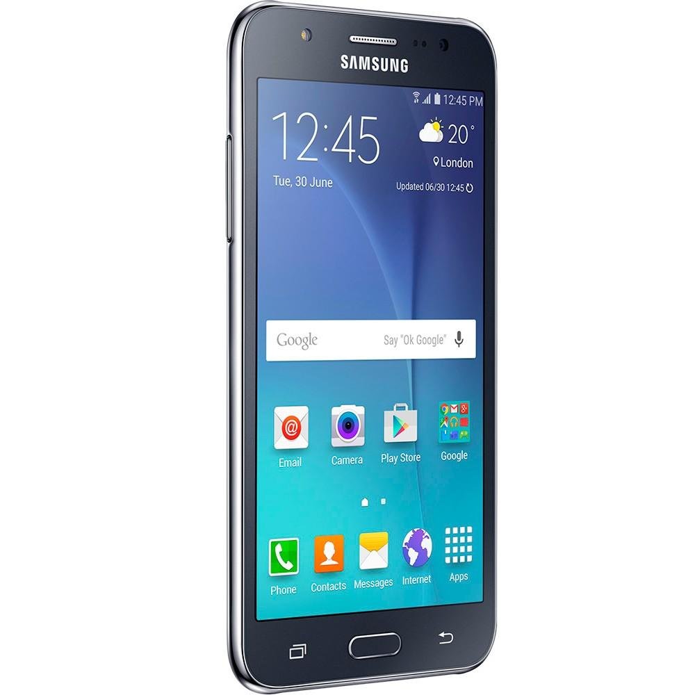 Smartphone Samsung Galaxy J5 Duos SM-J500M/DS, Quad Core, Android 5.1, Tela 5, 16GB, 13MP, 4G, Dual TIM Music Preto Smartphone Samsung Galaxy J5 Duos SM-J500M/DS, Quad Core, Android 5.1, Tela 5, 16GB, 13MP, 4G, Dual TIM Music Preto