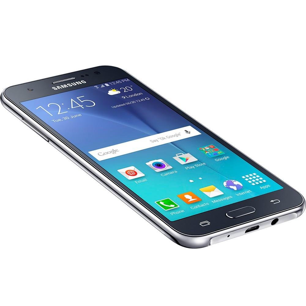 Smartphone Samsung Galaxy J5 Duos SM-J500M/DS, Quad Core, Android 5.1, Tela 5, 16GB, 13MP, 4G, Dual TIM Music Preto Smartphone Samsung Galaxy J5 Duos SM-J500M/DS, Quad Core, Android 5.1, Tela 5, 16GB, 13MP, 4G, Dual TIM Music Preto